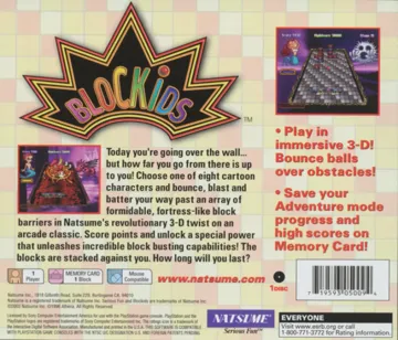 Blockids (US) box cover back